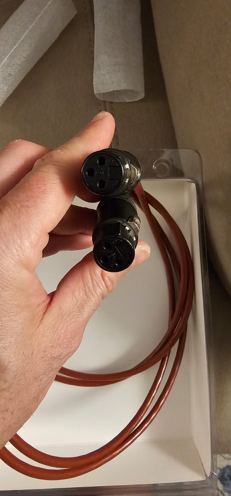 Nordost Red Dawn Leif LS - coppia di cavi di segnale XLR - USATO