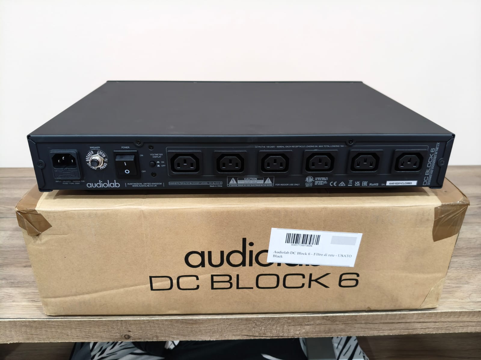 Audiolab DC Block 6 - Filtro di rete - USATO