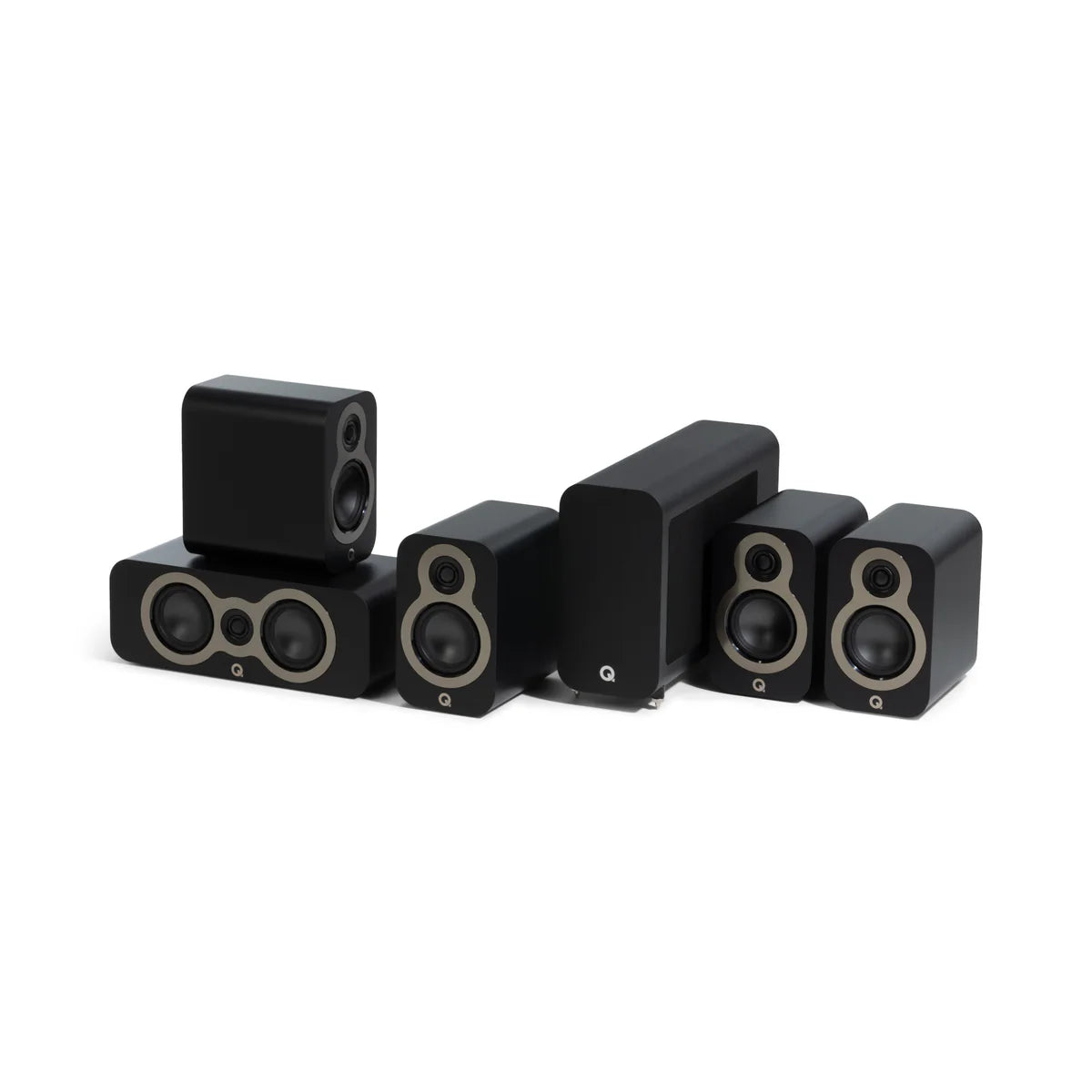 QAcoustics 3010c 5.1 CINEMA PACK - Sistema altoparlanti surround