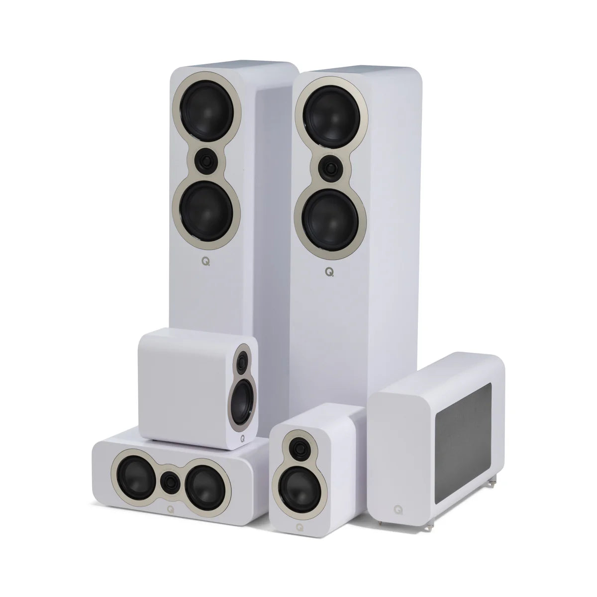 QAcoustics 3050c 5.1 CINEMA PACK - Sistema altoparlanti surround