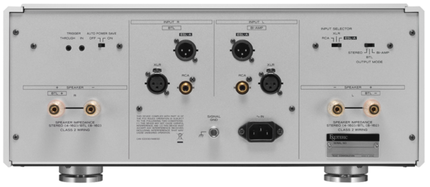 Esoteric S-05XE - Amplificatore finale
