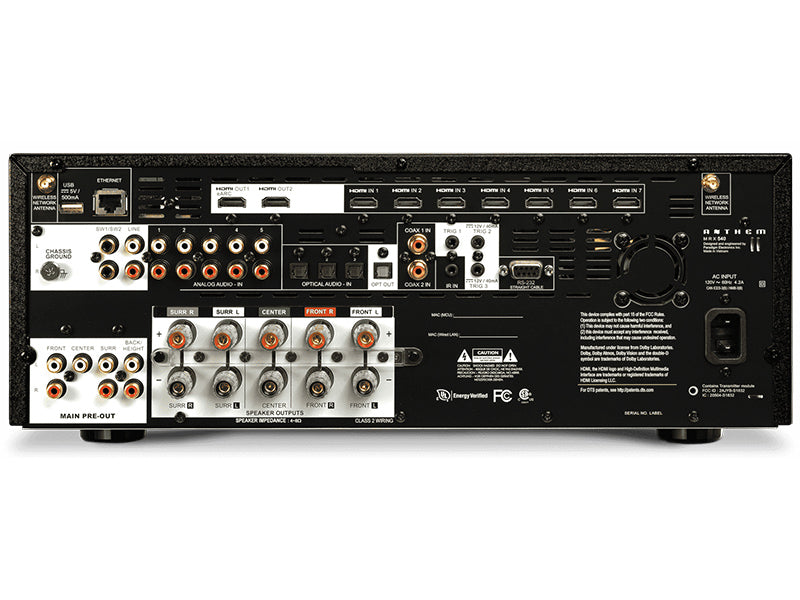 AV-Receiver – Anthem MRX540 8K 