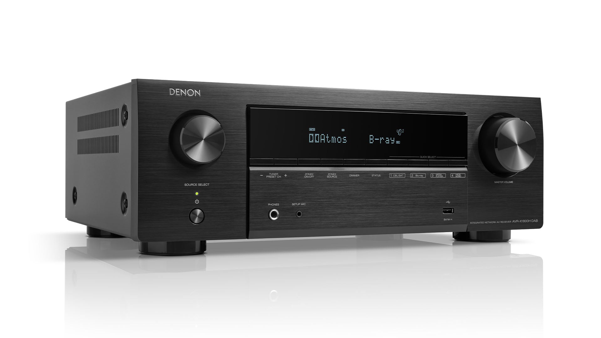 Denon AVR-X1800H DAB – 8K 7.2-Kanal-AV-Receiver – LIEFERFERTIG 