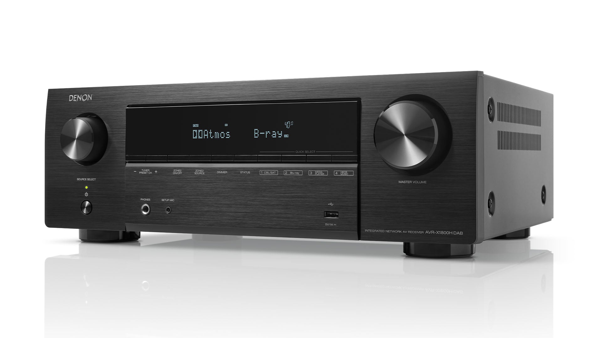 Denon AVR-X1800H DAB – 8K 7.2-Kanal-AV-Receiver – LIEFERFERTIG 