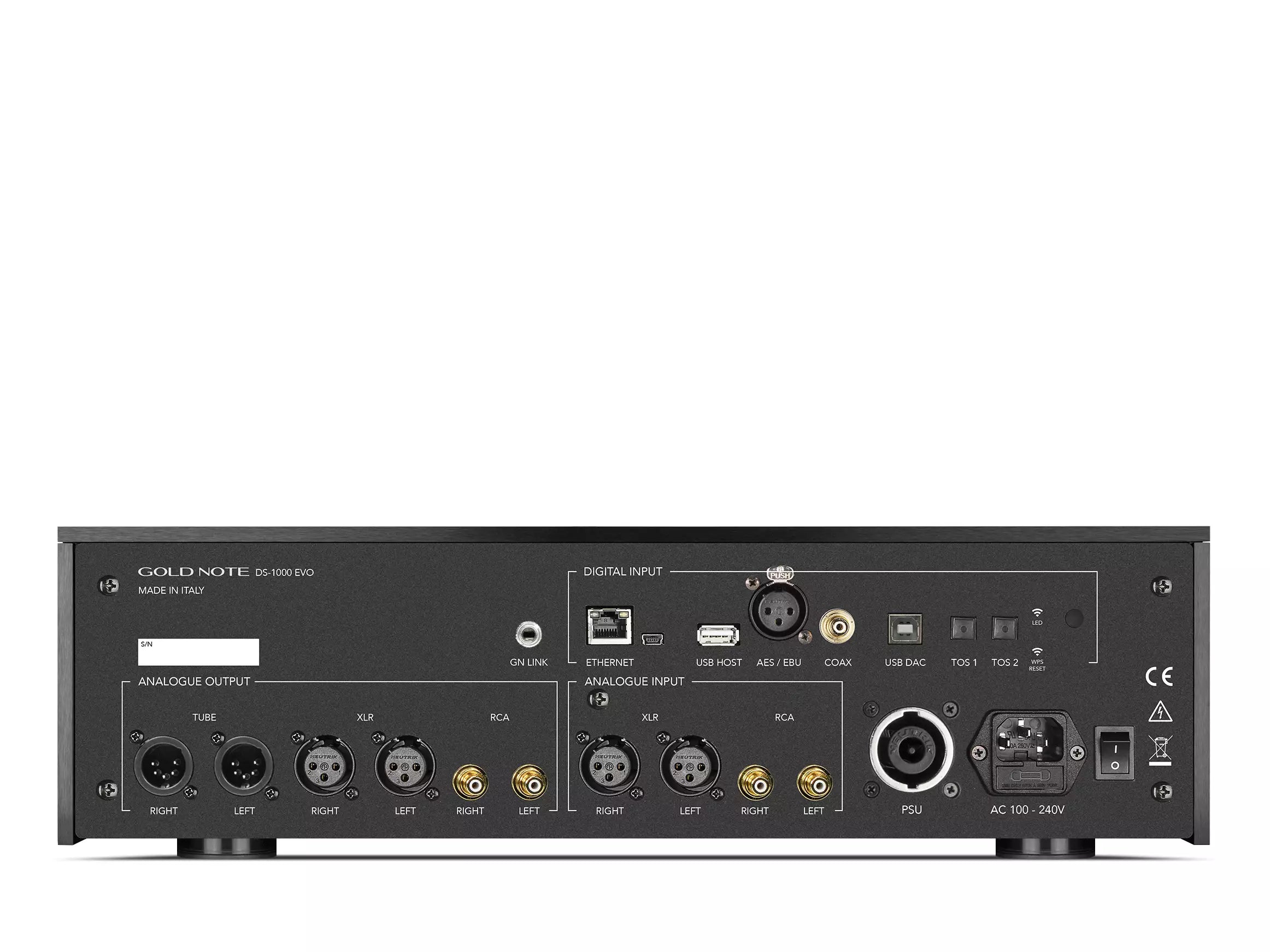 Gold Note DS-1000 EVO - DAC - Streamer Audio - EX DEMO
