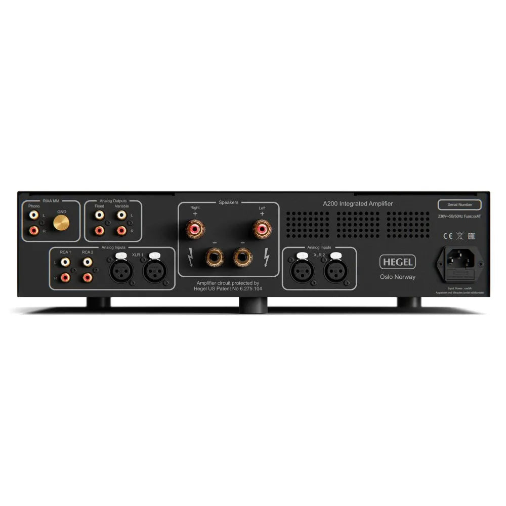 Hegel A200 - Amplificatore integrato analogico