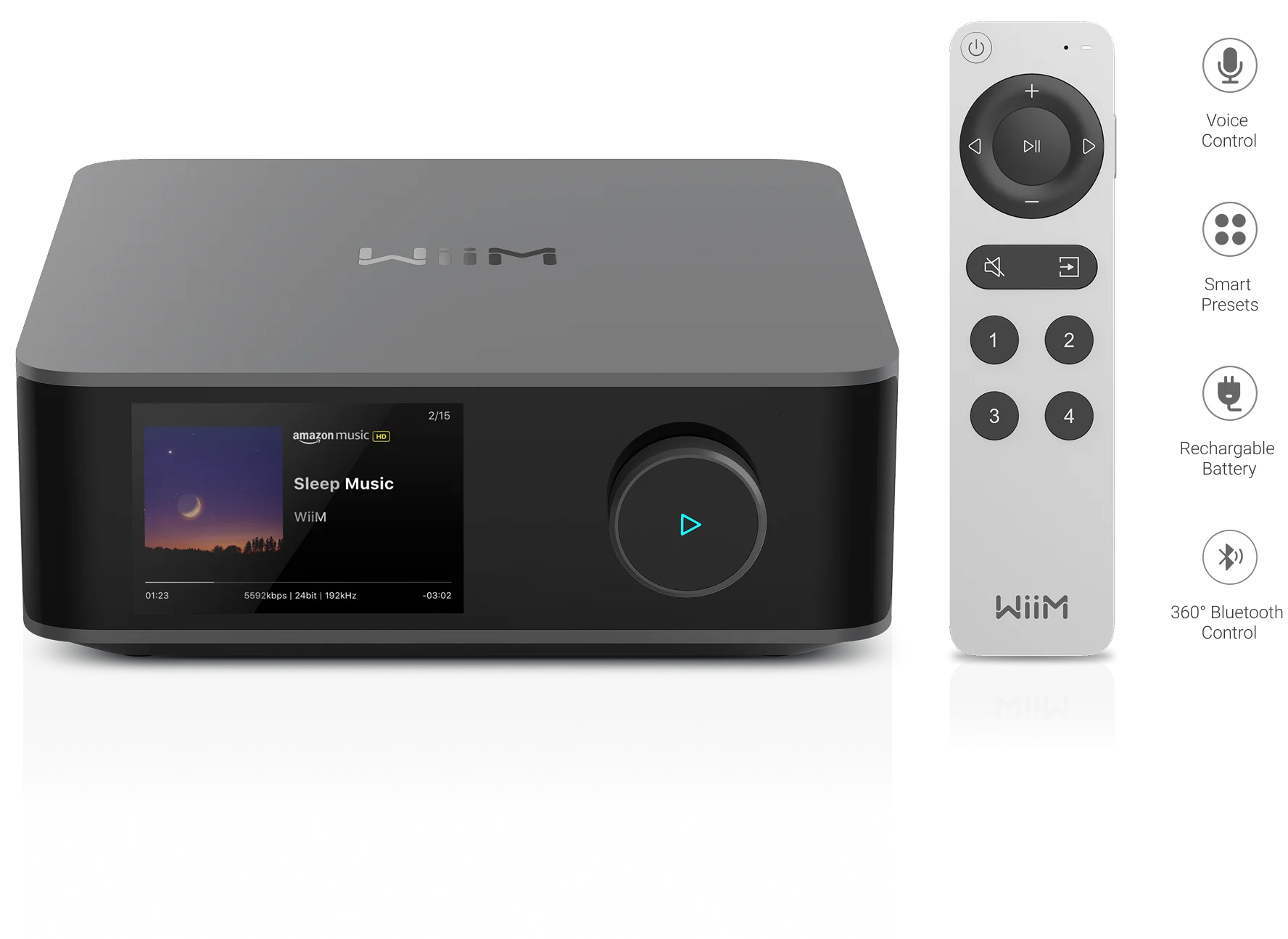 WiiM Amp PRO - Verstärker / Streamer / DAC - buchbar - LIEFERFERTIG