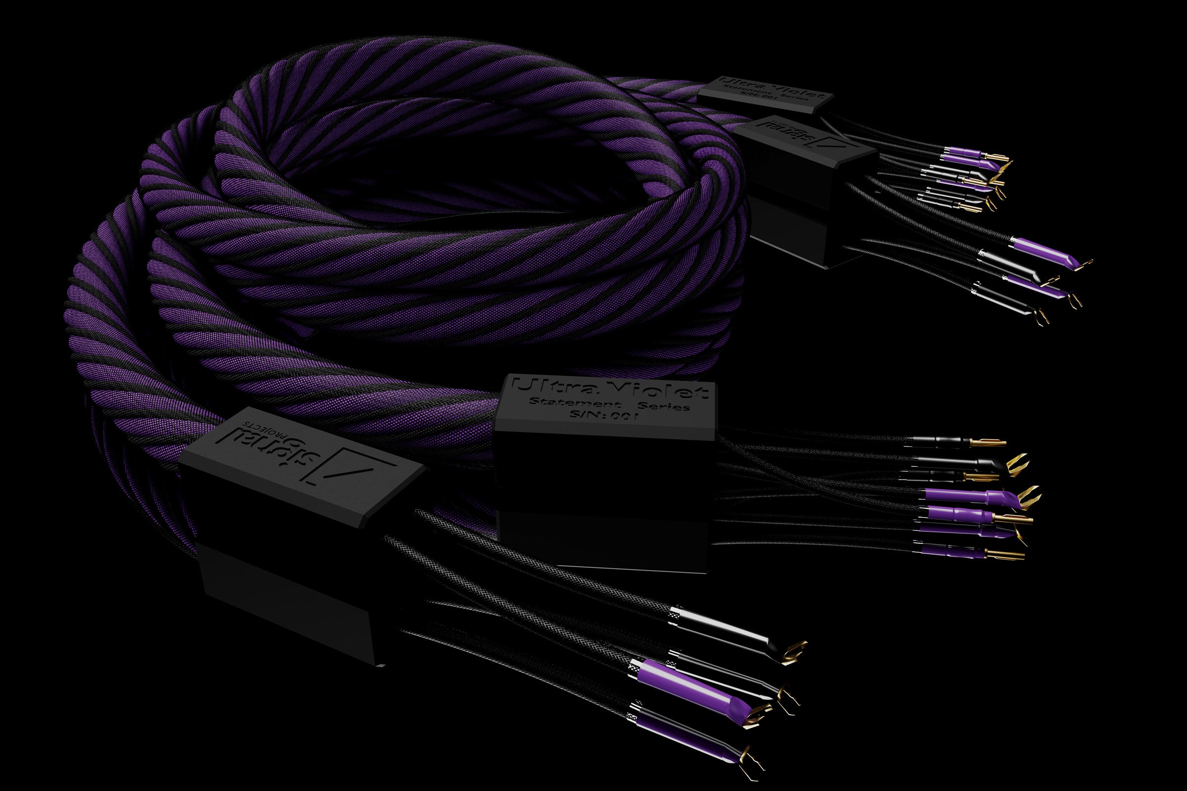 Signal Projects UltraViolet Speaker Cables - 2m+2m