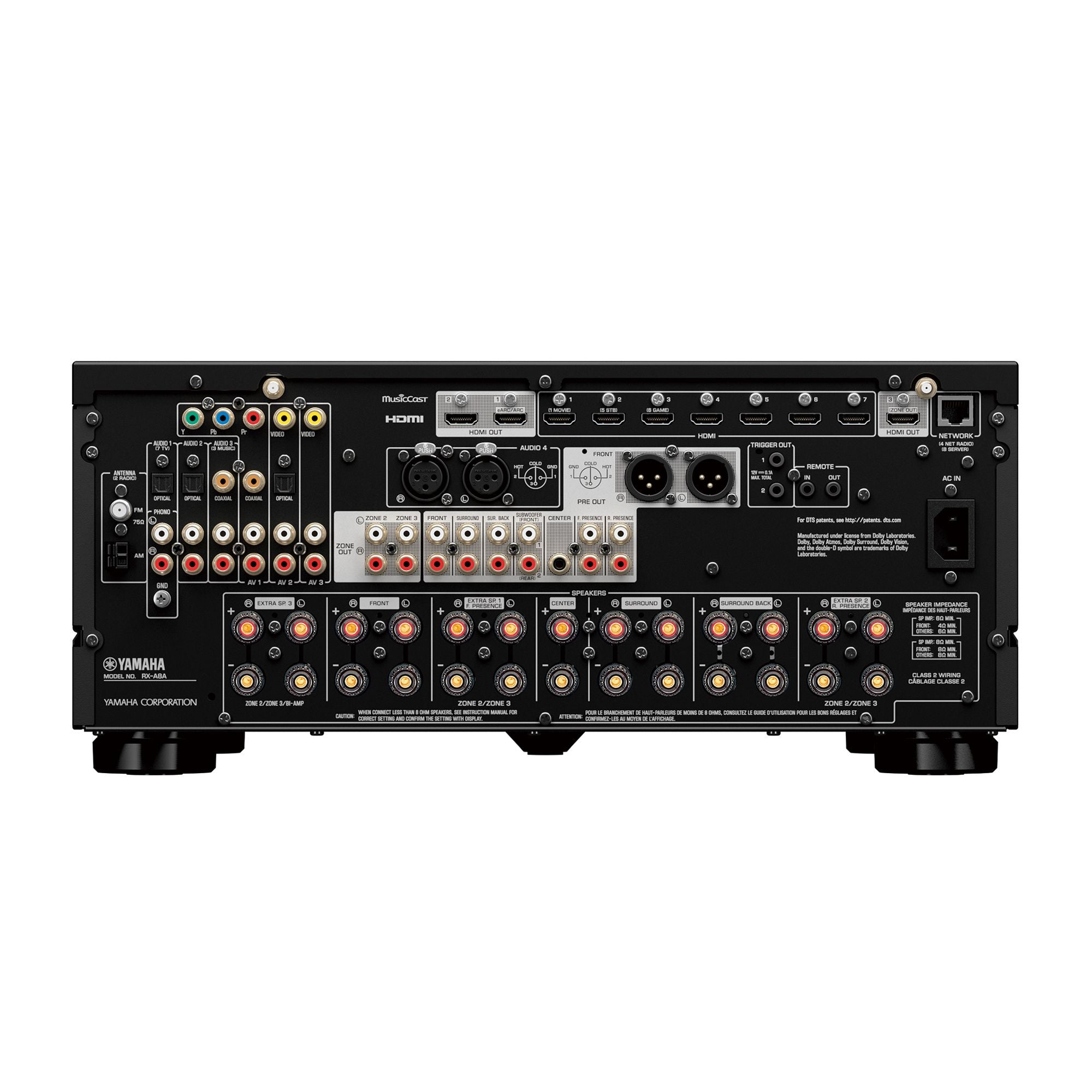 Yamaha RX-A8A - Audio Video Receiver - BOOKABLE 