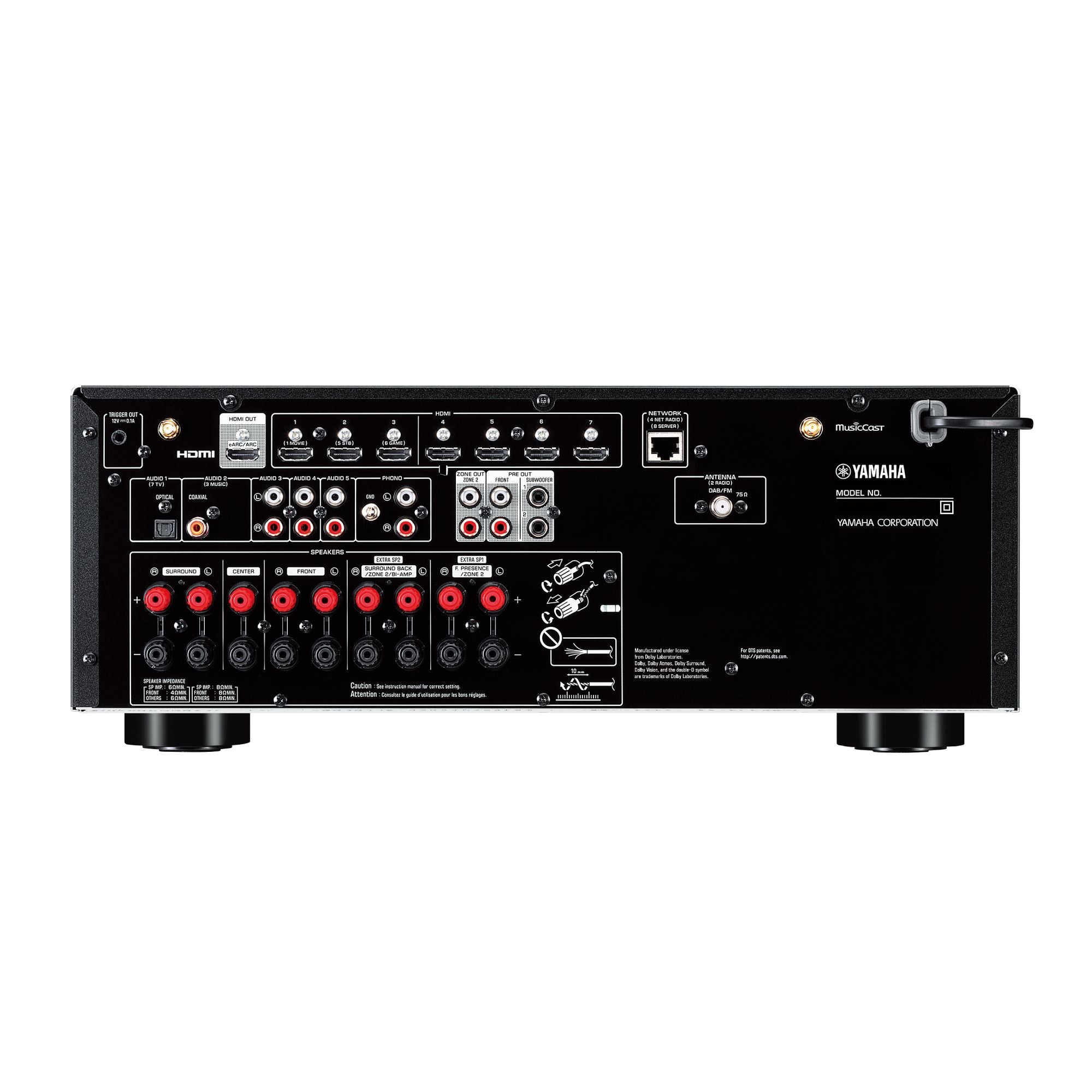 Yamaha RX-V6A – Audio-Video-Receiver – LIEFERFERTIG 