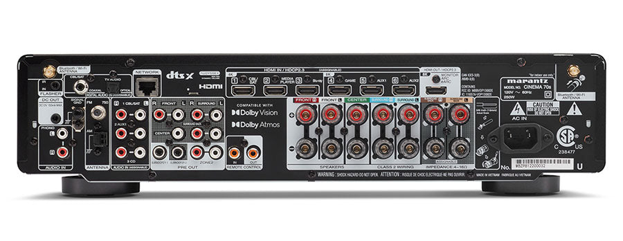 Marantz Cinema 70S back