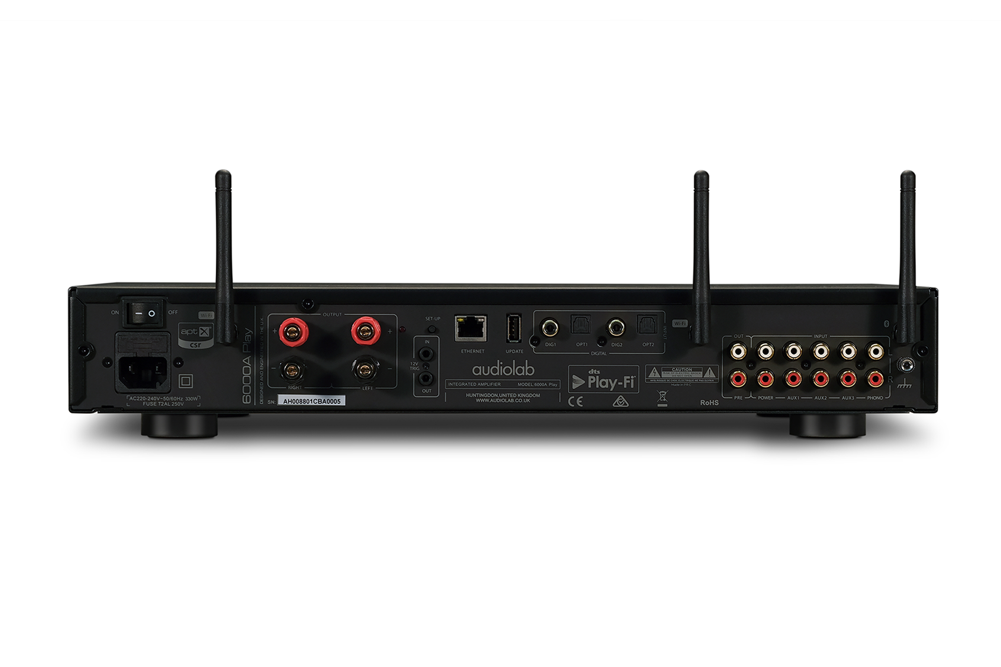audiolab 6000A Play NEW black retro
