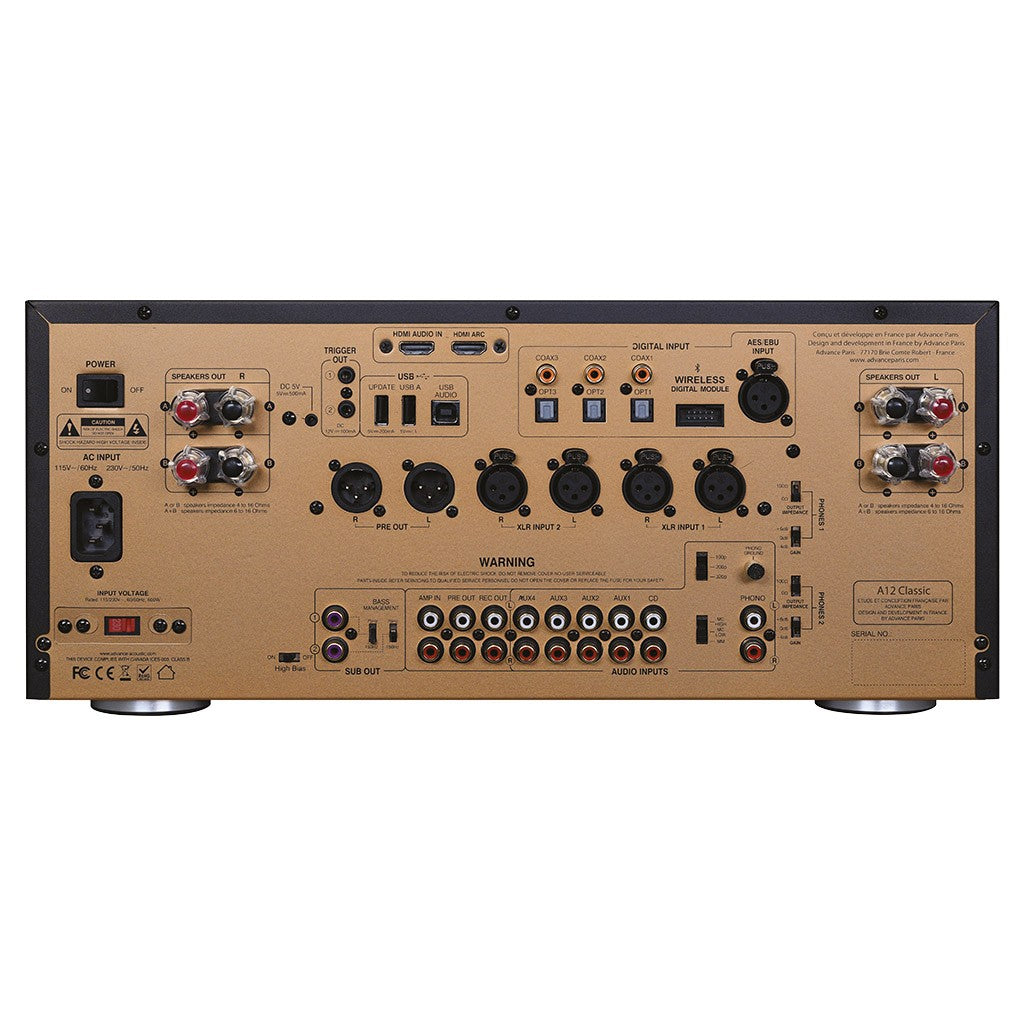 Advance Paris A12 Classic - Amplificatore ibrido