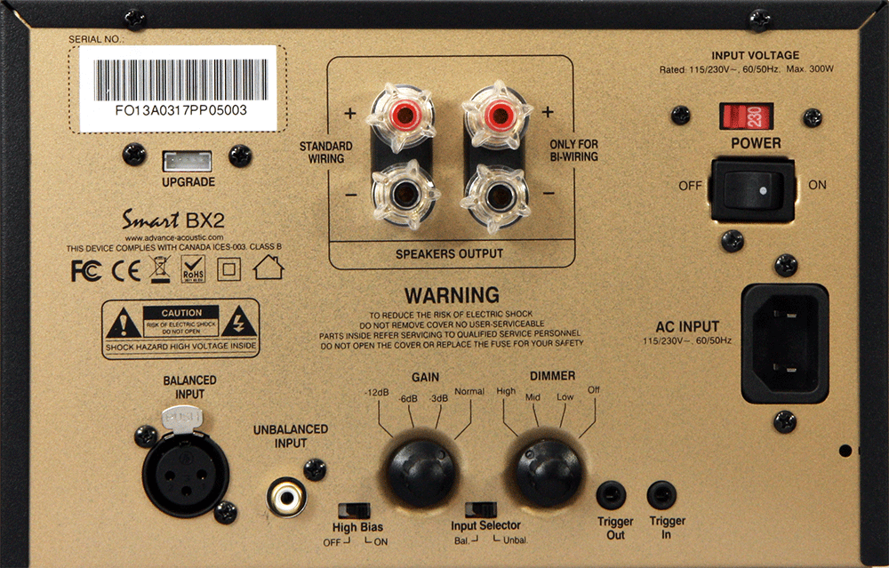 Advance Paris Smart BX2 - Amplificatore