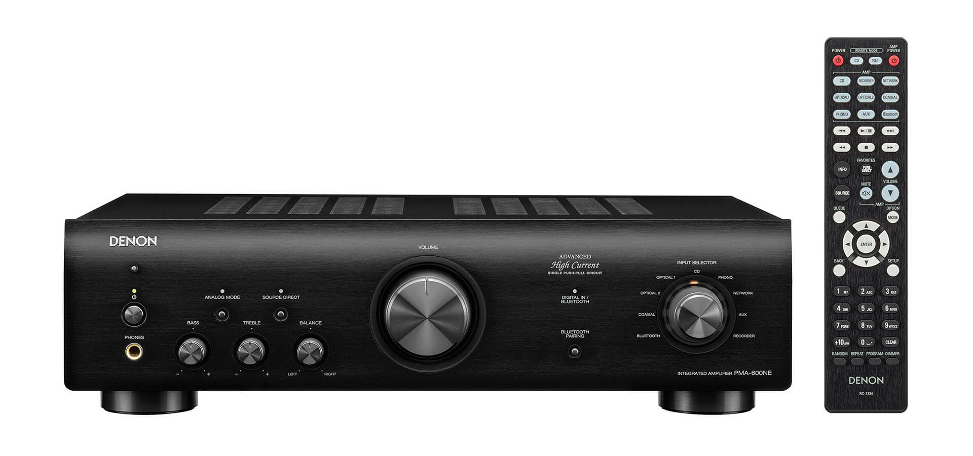 Denon PMA-600NE - nero con telecomando