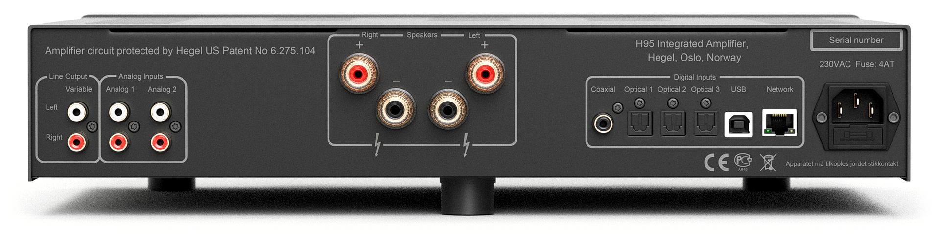 Hegel H95 - Amplifier with integrated streamer
