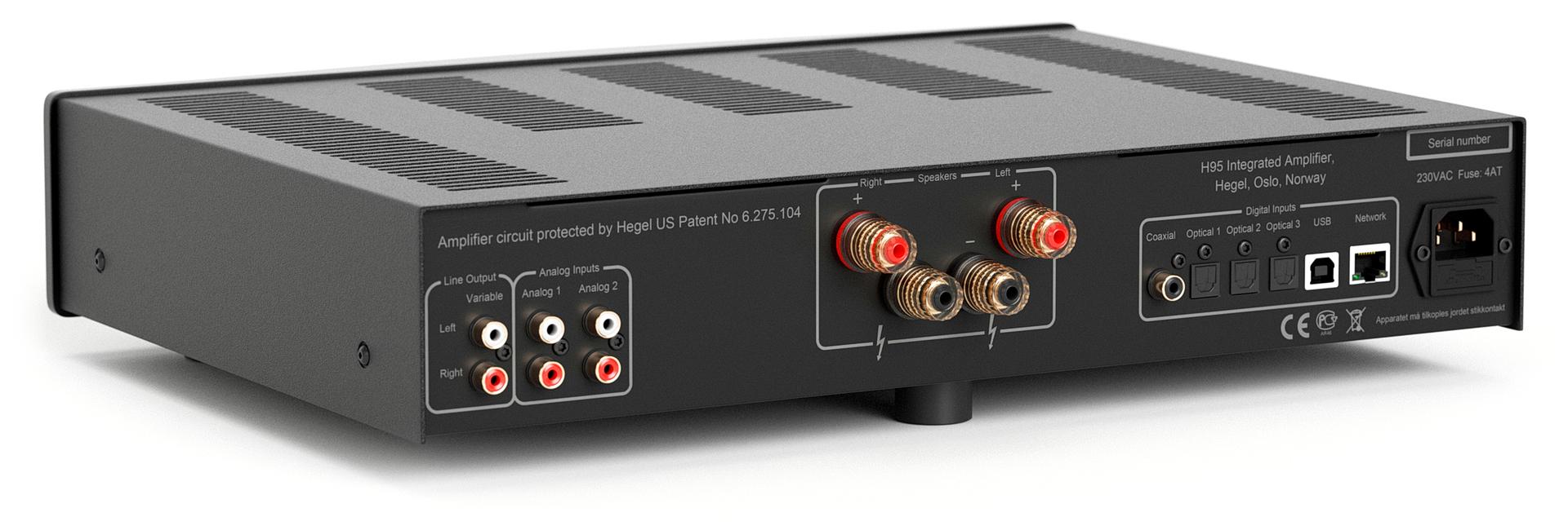Hegel H95 - Amplifier with integrated streamer