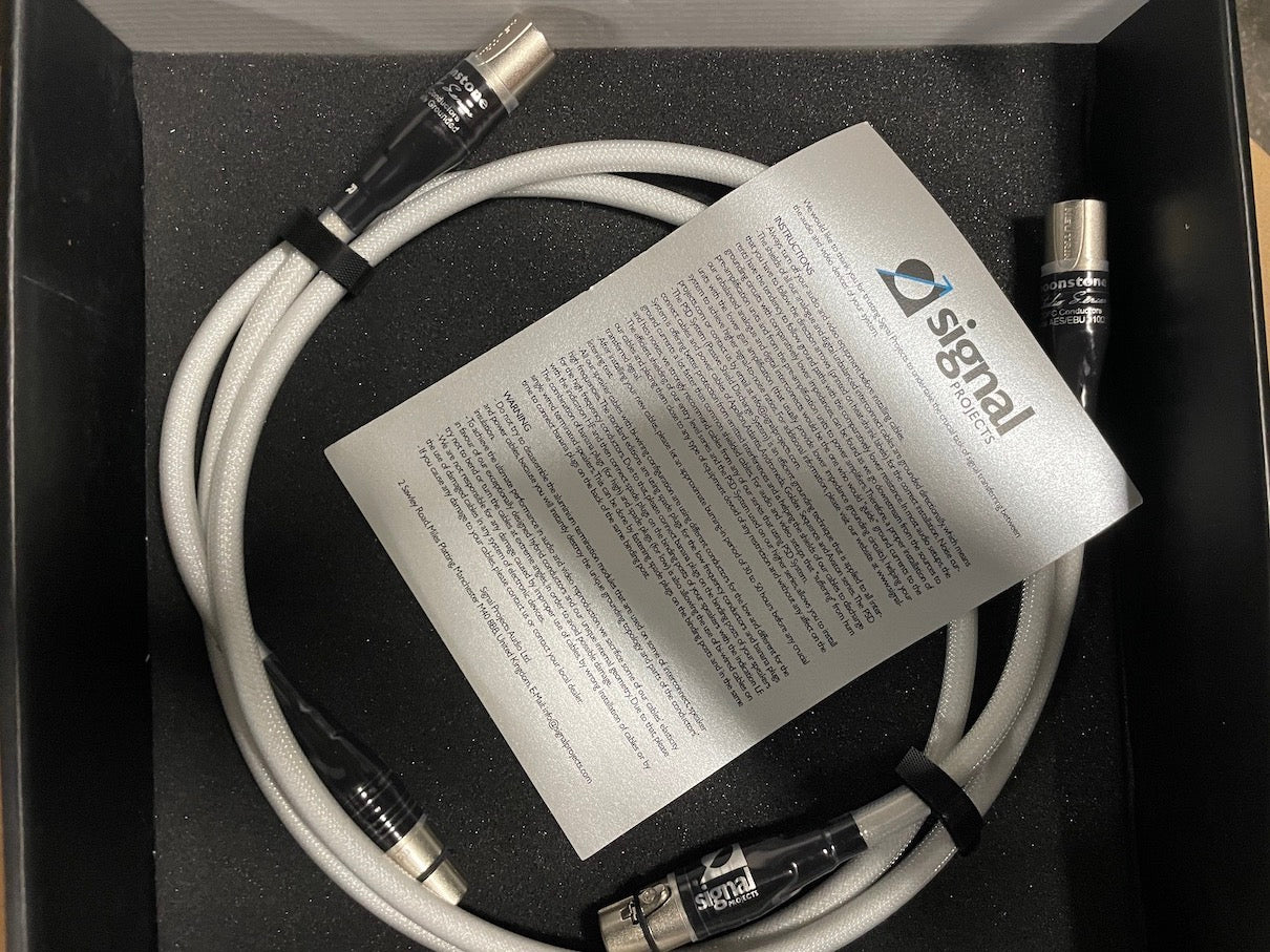 Signal Projects MoonStone Interconnect XLR 1m+1m - PRONTA CONSEGNA