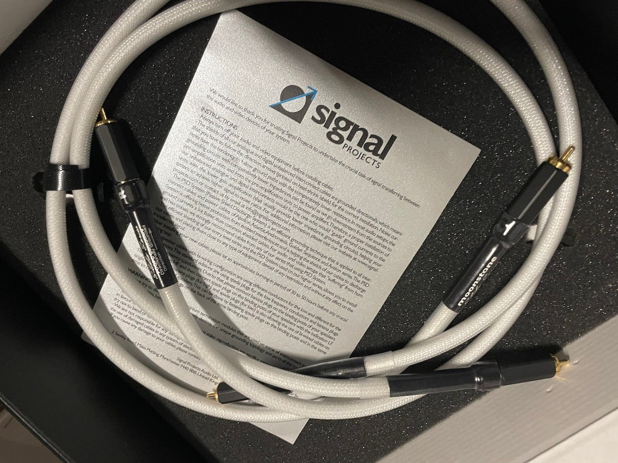 Signal Projects MoonStone Interconnect RCA 1m+1m - PRONTA CONSEGNA