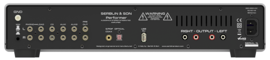 Serblin & Son Performer - Amplificatore integrato