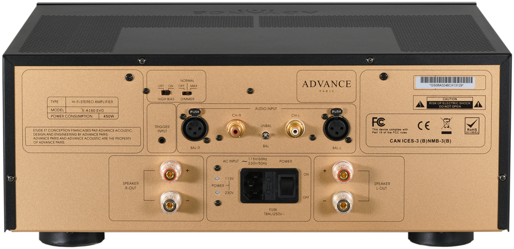 Advance Paris X-A160EVO - Amplificatore stereo
