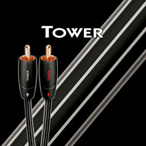 Audioquest Tower - Coppia di cavi di segnale RCA/RCA - PRONTA CONSEGNA DA 0,6m e 1m METRO