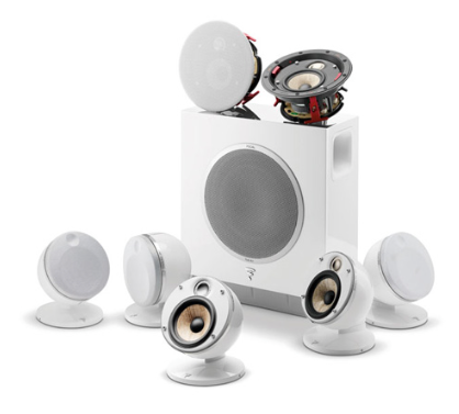 Focal Dome Flax 5.1 - Sistema Home Cinema bianco