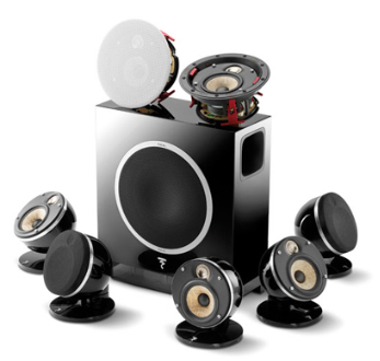 Focal Dome Flax 5.1 - Sistema Home Cinema nero