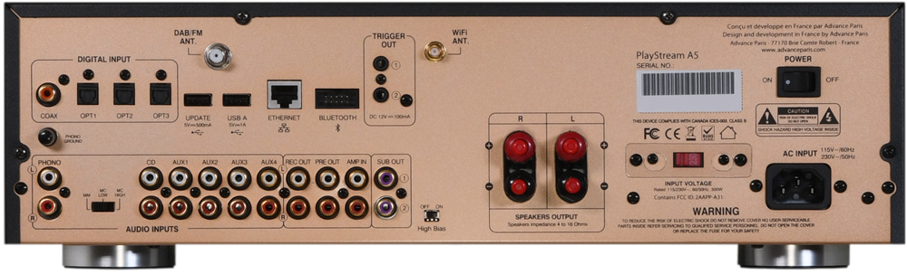 Advance Paris Playstream A5 - Amplificatore stereo