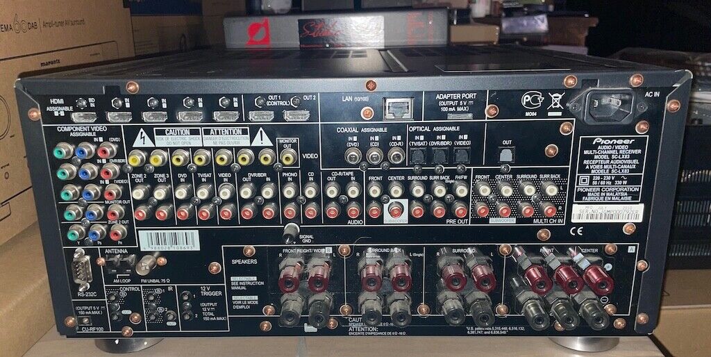 Pioneer SC-LX83 - Amplificatore Audio Video THX + TProgess Clever 7 - USATO