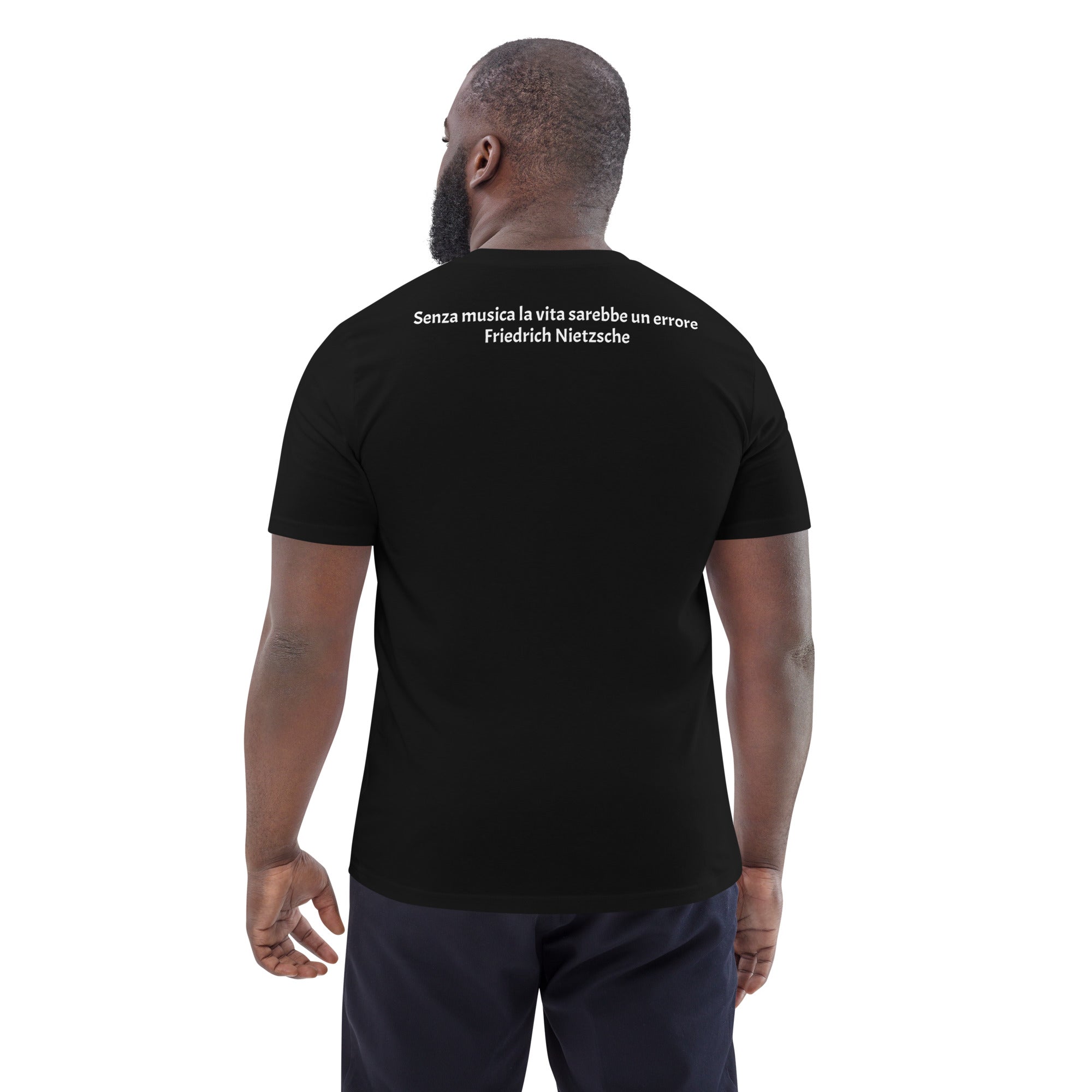 Maglietta Friedrich Nietzsche - in cotone organico unisex - STEREO BOX